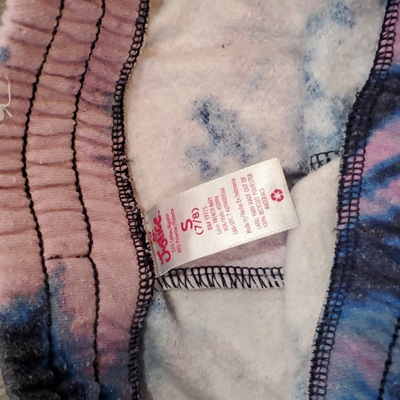 Justice Matching Tie Dye Set Hooded Sweatshirt with Joggers Size Small 7… - Picture 6 of 10